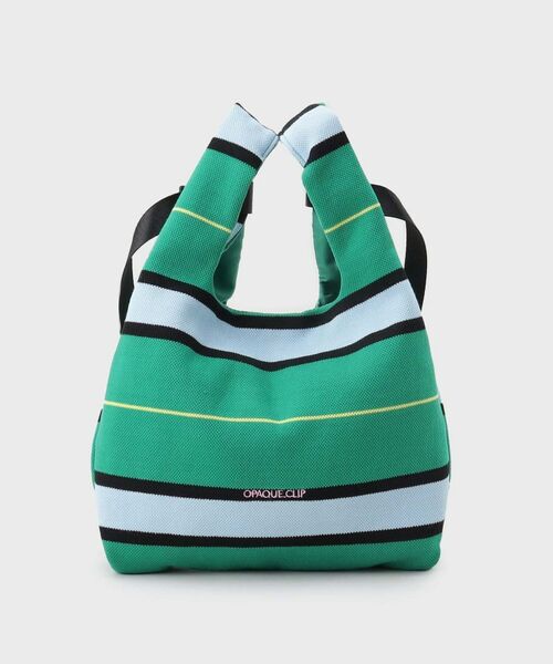OPAQUE.CLIP / オペーク ドット クリップ ハンドバッグ | 【2WAY】マルチボーダーハンドバッグ | 詳細10