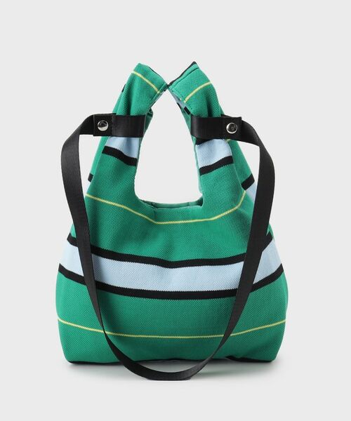 OPAQUE.CLIP / オペーク ドット クリップ ハンドバッグ | 【2WAY】マルチボーダーハンドバッグ | 詳細12