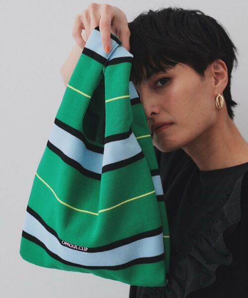 OPAQUE.CLIP / オペーク ドット クリップ ハンドバッグ | 【2WAY】マルチボーダーハンドバッグ | 詳細3