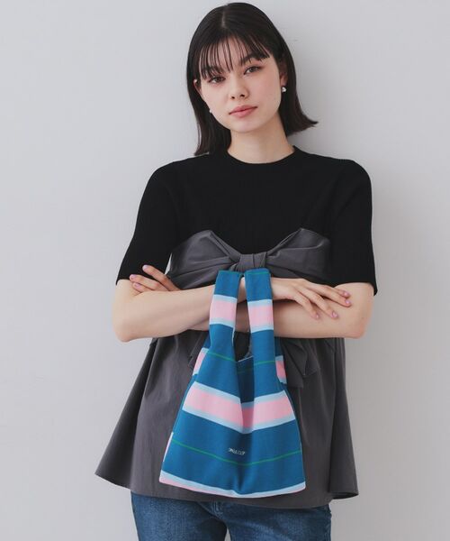 OPAQUE.CLIP / オペーク ドット クリップ ハンドバッグ | 【2WAY】マルチボーダーハンドバッグ | 詳細6