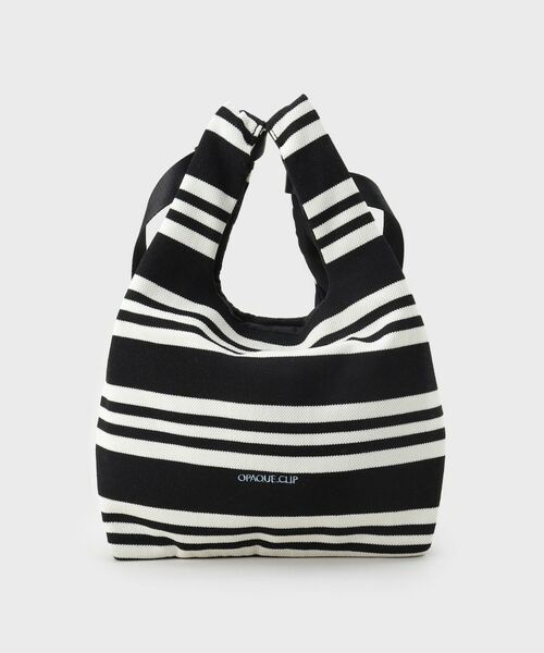 OPAQUE.CLIP / オペーク ドット クリップ ハンドバッグ | 【2WAY】マルチボーダーハンドバッグ | 詳細8