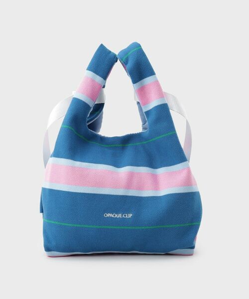 OPAQUE.CLIP / オペーク ドット クリップ ハンドバッグ | 【2WAY】マルチボーダーハンドバッグ | 詳細9