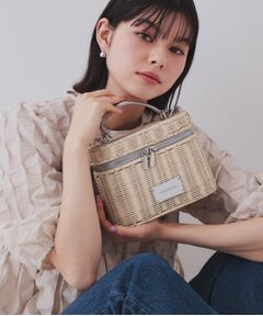 OPAQUE.CLIP / オペーク ドット クリップ ショルダーバッグ | 【2WAY】ラタンバニティショルダーバッグ