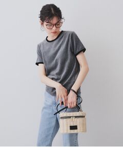 OPAQUE.CLIP / オペーク ドット クリップ ショルダーバッグ | 【2WAY】ラタンバニティショルダーバッグ