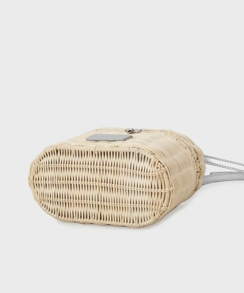 OPAQUE.CLIP / オペーク ドット クリップ ショルダーバッグ | 【2WAY】ラタンバニティショルダーバッグ | 詳細10