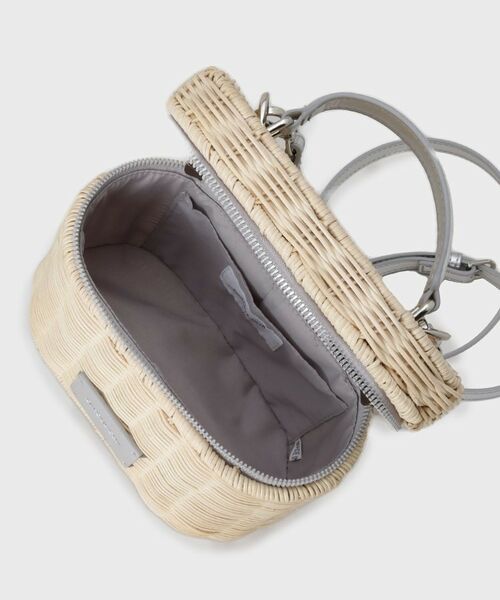 OPAQUE.CLIP / オペーク ドット クリップ ショルダーバッグ | 【2WAY】ラタンバニティショルダーバッグ | 詳細11