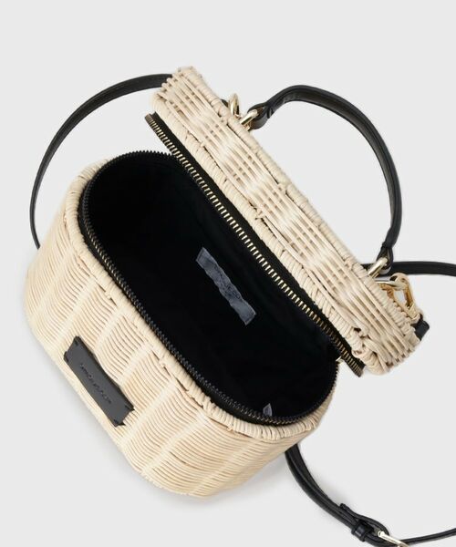 OPAQUE.CLIP / オペーク ドット クリップ ショルダーバッグ | 【2WAY】ラタンバニティショルダーバッグ | 詳細12