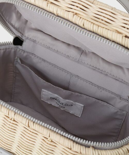 OPAQUE.CLIP / オペーク ドット クリップ ショルダーバッグ | 【2WAY】ラタンバニティショルダーバッグ | 詳細14