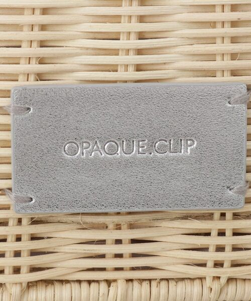 OPAQUE.CLIP / オペーク ドット クリップ ショルダーバッグ | 【2WAY】ラタンバニティショルダーバッグ | 詳細15