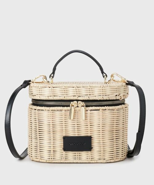 OPAQUE.CLIP / オペーク ドット クリップ ショルダーバッグ | 【2WAY】ラタンバニティショルダーバッグ | 詳細6