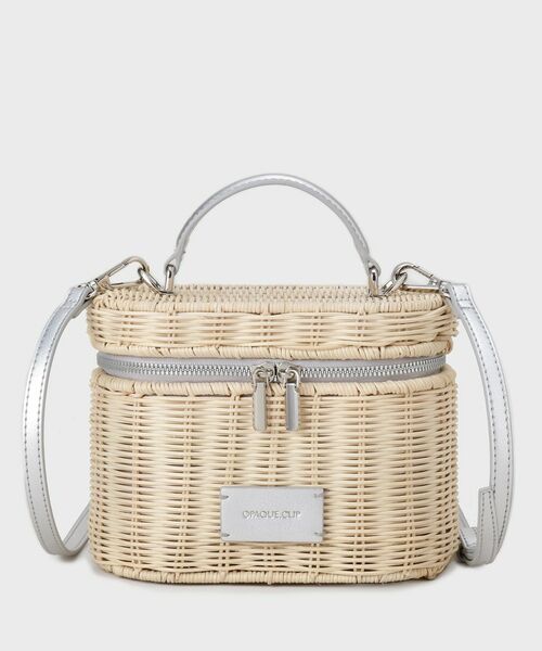 OPAQUE.CLIP / オペーク ドット クリップ ショルダーバッグ | 【2WAY】ラタンバニティショルダーバッグ | 詳細7