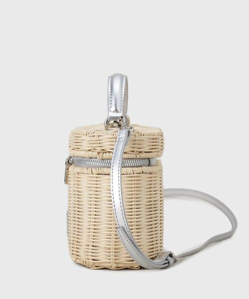 OPAQUE.CLIP / オペーク ドット クリップ ショルダーバッグ | 【2WAY】ラタンバニティショルダーバッグ | 詳細8