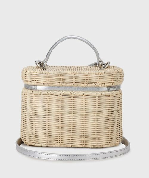 OPAQUE.CLIP / オペーク ドット クリップ ショルダーバッグ | 【2WAY】ラタンバニティショルダーバッグ | 詳細9