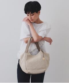 OPAQUE.CLIP / オペーク ドット クリップ トートバッグ | 雑材合皮コンビマチ付きトートバッグ