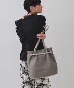 OPAQUE.CLIP / オペーク ドット クリップ トートバッグ | フロントベルトデザイン雑材合皮コンビトートバッグ