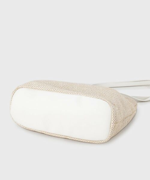 OPAQUE.CLIP / オペーク ドット クリップ トートバッグ | フロントベルトデザイン雑材合皮コンビトートバッグ | 詳細12