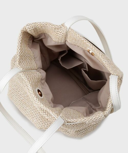 OPAQUE.CLIP / オペーク ドット クリップ トートバッグ | フロントベルトデザイン雑材合皮コンビトートバッグ | 詳細13