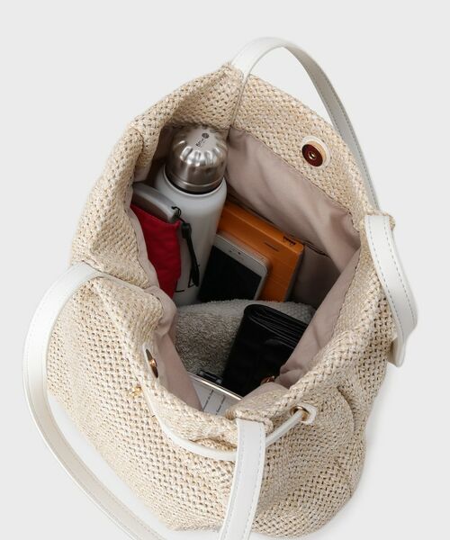 OPAQUE.CLIP / オペーク ドット クリップ トートバッグ | フロントベルトデザイン雑材合皮コンビトートバッグ | 詳細16