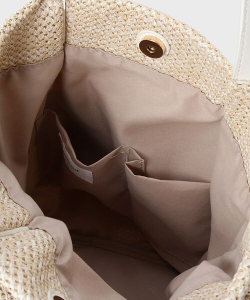 OPAQUE.CLIP / オペーク ドット クリップ トートバッグ | フロントベルトデザイン雑材合皮コンビトートバッグ | 詳細17