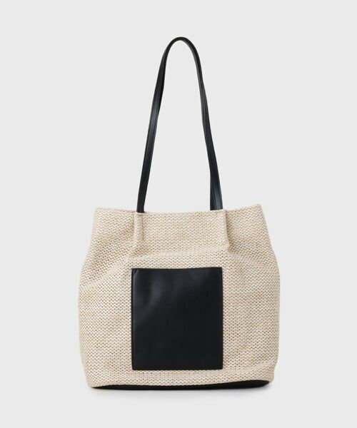 OPAQUE.CLIP / オペーク ドット クリップ トートバッグ | フロントベルトデザイン雑材合皮コンビトートバッグ | 詳細20