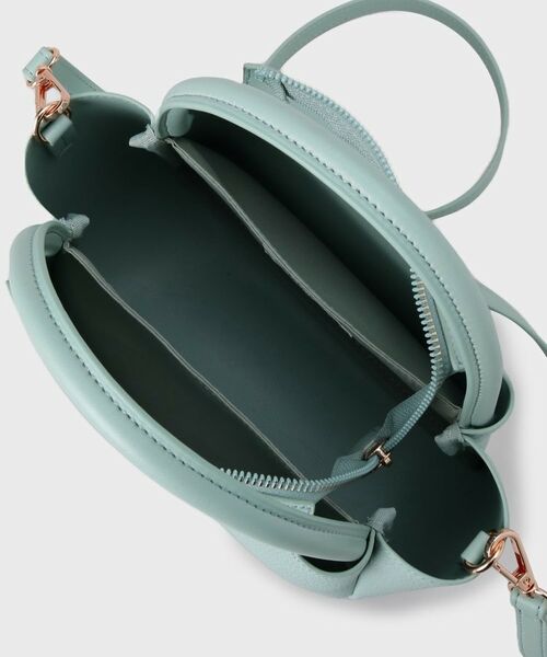 OPAQUE.CLIP / オペーク ドット クリップ ショルダーバッグ | 【2WAY】シュリンク合皮ラウンドミニショルダーバッグ | 詳細14