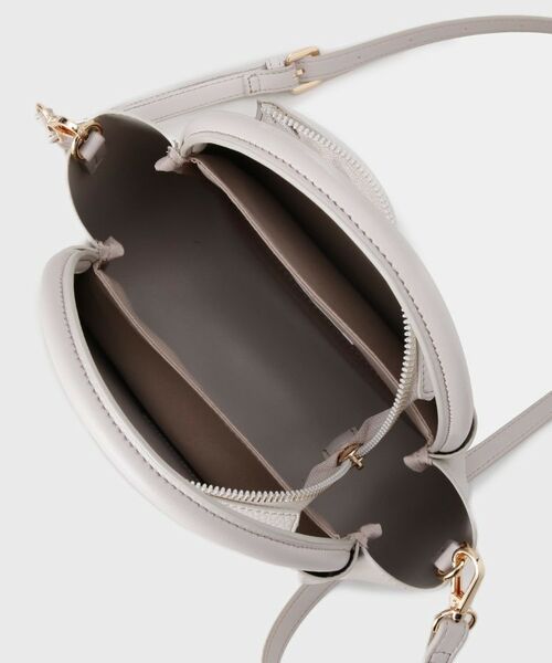 OPAQUE.CLIP / オペーク ドット クリップ ショルダーバッグ | 【2WAY】シュリンク合皮ラウンドミニショルダーバッグ | 詳細16