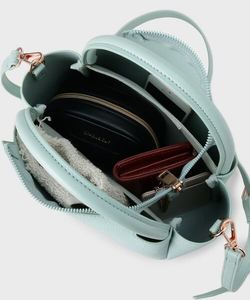 OPAQUE.CLIP / オペーク ドット クリップ ショルダーバッグ | 【2WAY】シュリンク合皮ラウンドミニショルダーバッグ | 詳細17