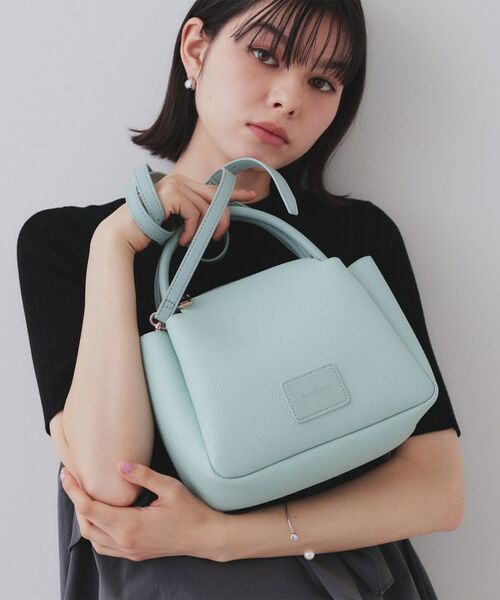 OPAQUE.CLIP / オペーク ドット クリップ ショルダーバッグ | 【2WAY】シュリンク合皮ラウンドミニショルダーバッグ | 詳細5