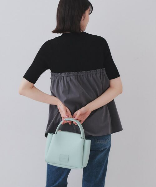 OPAQUE.CLIP / オペーク ドット クリップ ショルダーバッグ | 【2WAY】シュリンク合皮ラウンドミニショルダーバッグ | 詳細6