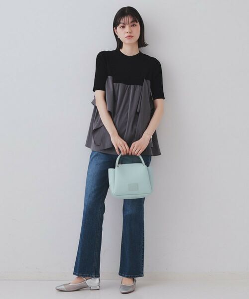 OPAQUE.CLIP / オペーク ドット クリップ ショルダーバッグ | 【2WAY】シュリンク合皮ラウンドミニショルダーバッグ | 詳細7