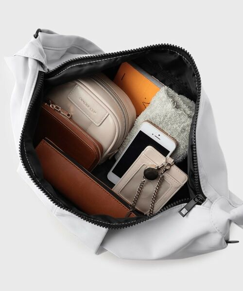 OPAQUE.CLIP / オペーク ドット クリップ ショルダーバッグ | 【2WAY】タックデザインミドルショルダーバッグ | 詳細15