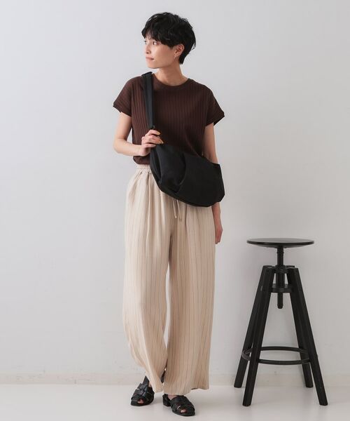 OPAQUE.CLIP / オペーク ドット クリップ ショルダーバッグ | 【2WAY】タックデザインミドルショルダーバッグ | 詳細3