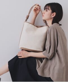 OPAQUE.CLIP / オペーク ドット クリップ ショルダーバッグ | 合皮コンビデザインバイカラーワンショルダーバッグ