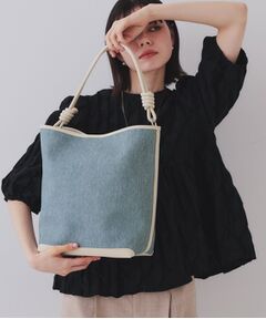 OPAQUE.CLIP / オペーク ドット クリップ ショルダーバッグ | 合皮コンビデザインバイカラーワンショルダーバッグ