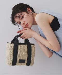 OPAQUE.CLIP / オペーク ドット クリップ ショルダーバッグ | 【2WAY】スクエアミドルペーパーかごバッグ