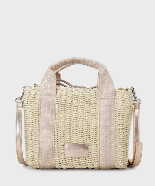 OPAQUE.CLIP / オペーク ドット クリップ ショルダーバッグ | 【2WAY】スクエアミドルペーパーかごバッグ | 詳細11