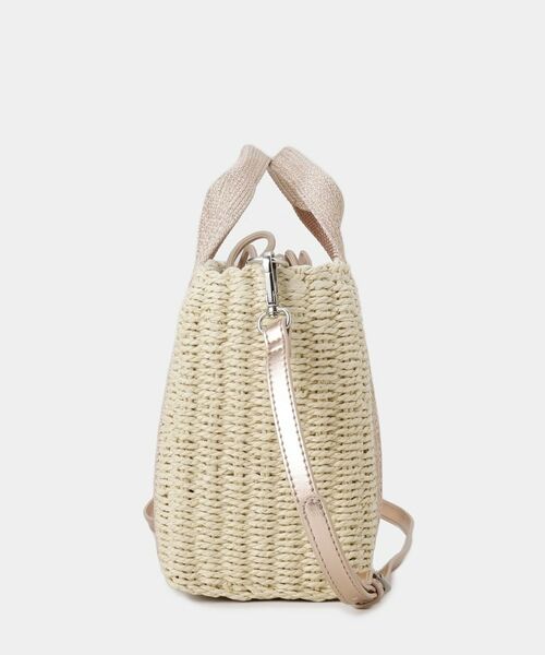 OPAQUE.CLIP / オペーク ドット クリップ ショルダーバッグ | 【2WAY】スクエアミドルペーパーかごバッグ | 詳細12