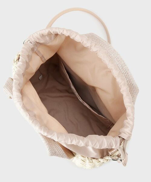 OPAQUE.CLIP / オペーク ドット クリップ ショルダーバッグ | 【2WAY】スクエアミドルペーパーかごバッグ | 詳細15