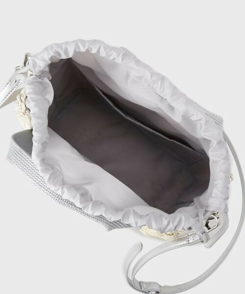 OPAQUE.CLIP / オペーク ドット クリップ ショルダーバッグ | 【2WAY】スクエアミドルペーパーかごバッグ | 詳細16