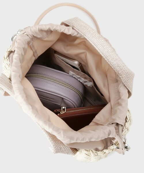 OPAQUE.CLIP / オペーク ドット クリップ ショルダーバッグ | 【2WAY】スクエアミドルペーパーかごバッグ | 詳細18