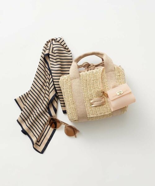 OPAQUE.CLIP / オペーク ドット クリップ ショルダーバッグ | 【2WAY】スクエアミドルペーパーかごバッグ | 詳細20