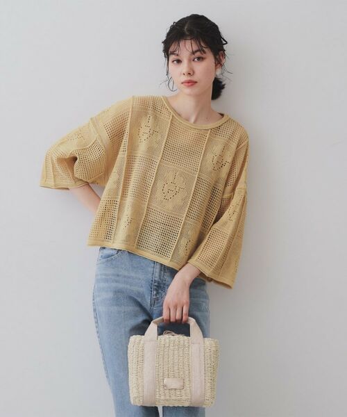 OPAQUE.CLIP / オペーク ドット クリップ ショルダーバッグ | 【2WAY】スクエアミドルペーパーかごバッグ | 詳細6