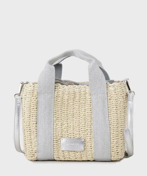 OPAQUE.CLIP / オペーク ドット クリップ ショルダーバッグ | 【2WAY】スクエアミドルペーパーかごバッグ | 詳細9