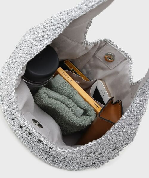 OPAQUE.CLIP / オペーク ドット クリップ ショルダーバッグ | カギ針ラメワンショルダーバッグ | 詳細16