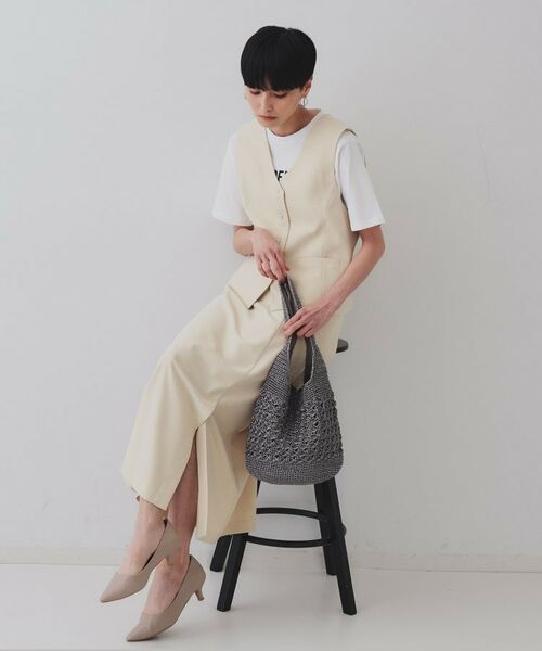 OPAQUE.CLIP / オペーク ドット クリップ ショルダーバッグ | カギ針ラメワンショルダーバッグ | 詳細2