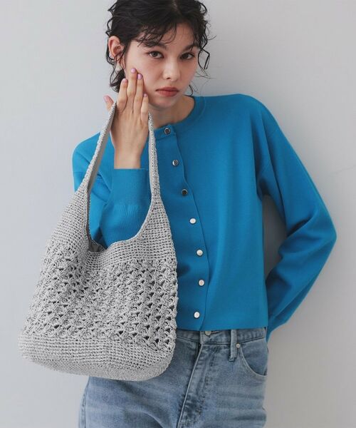 OPAQUE.CLIP / オペーク ドット クリップ ショルダーバッグ | カギ針ラメワンショルダーバッグ | 詳細5