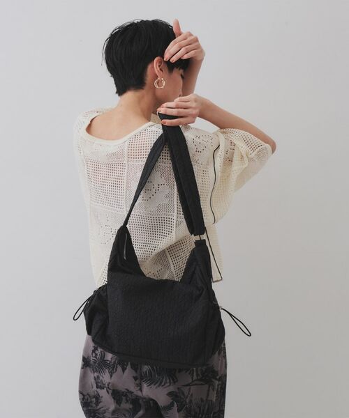 OPAQUE.CLIP / オペーク ドット クリップ ショルダーバッグ | 【2WAY／A4サイズ対応】ふくれジャカードショルダーバッグ | 詳細1
