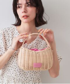 OPAQUE.CLIP / オペーク ドット クリップ ショルダーバッグ | 【2WAY】ラタンワンハンドルミニショルダーバッグ