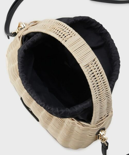 OPAQUE.CLIP / オペーク ドット クリップ ショルダーバッグ | 【2WAY】ラタンワンハンドルミニショルダーバッグ | 詳細12