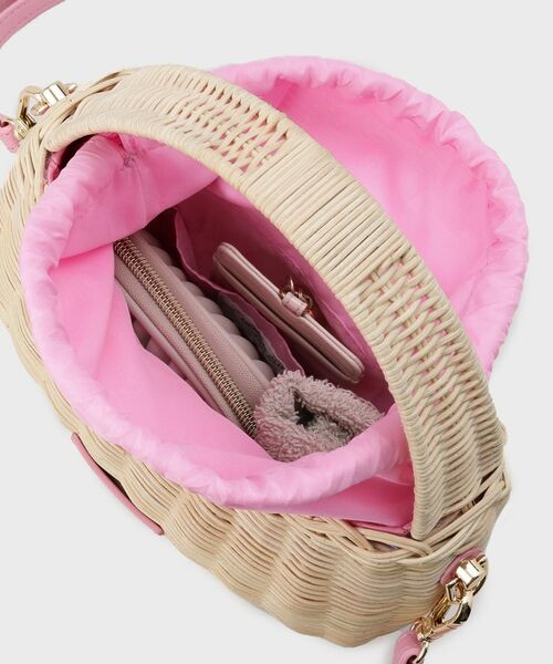 OPAQUE.CLIP / オペーク ドット クリップ ショルダーバッグ | 【2WAY】ラタンワンハンドルミニショルダーバッグ | 詳細13